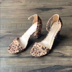 Cheetah print sandals size 8.5